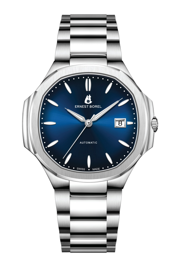 Ernest Borel Ernest Borel Retro Collection Automatic Stainless Steel Watch For Men N0404G0N-MS6S