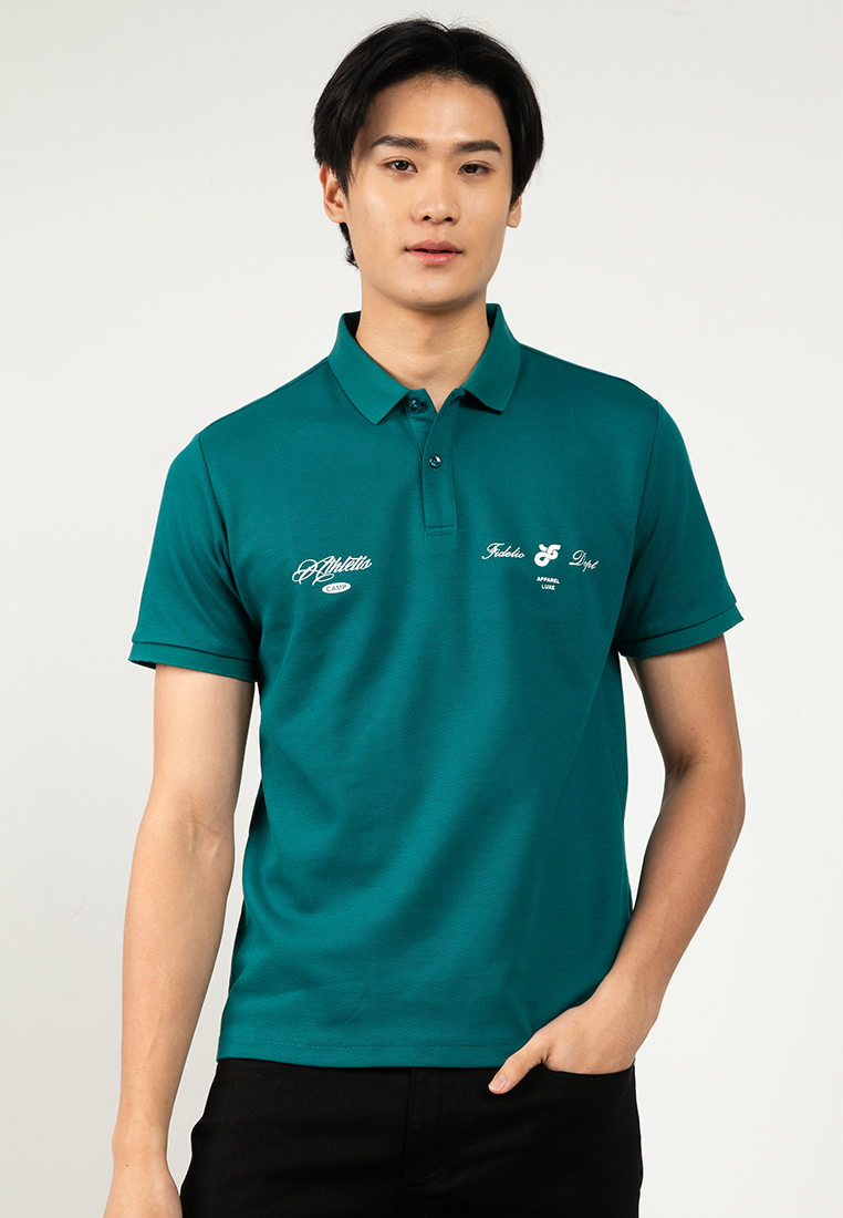FIDELIO Athletic Camp Printed Polo Shirt
