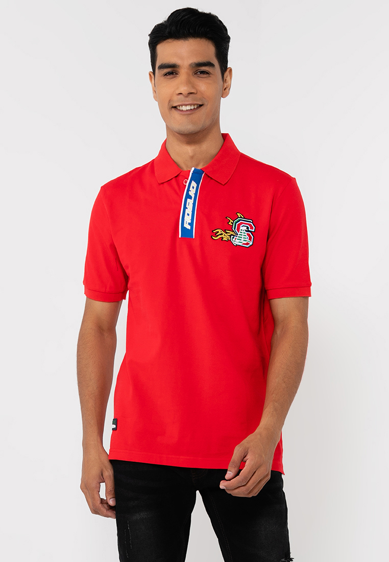 FIDELIO Sailing Embroidery Patch Polo Shirts