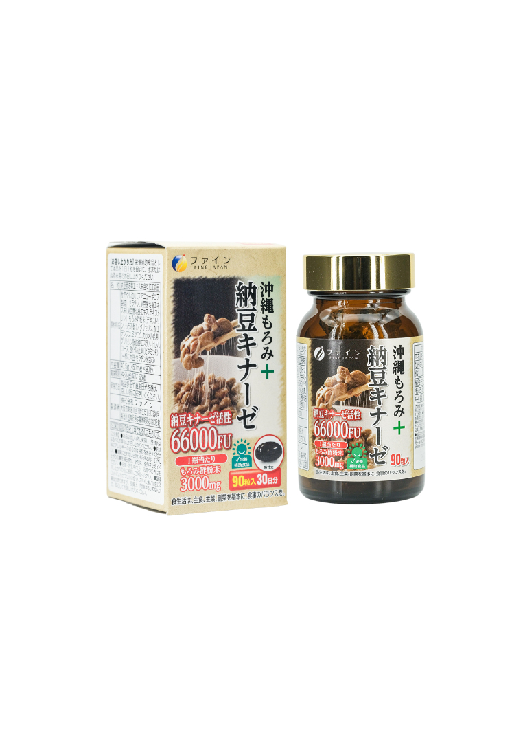 Fine Fine Okinawa Moromi Vinegar + Natto Kinase 90capsule(s)