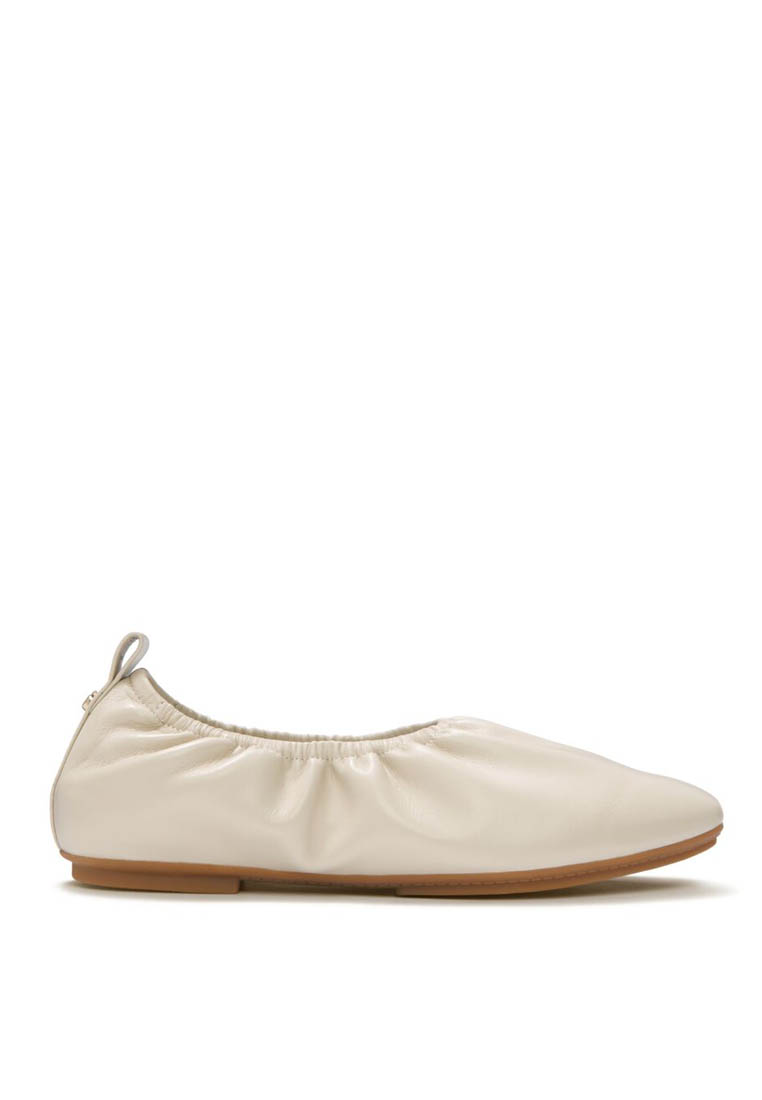 FitFlop FitFlop DELICATO Poise Leather Ballerinas - Hazy Taupe (AAC-E40)