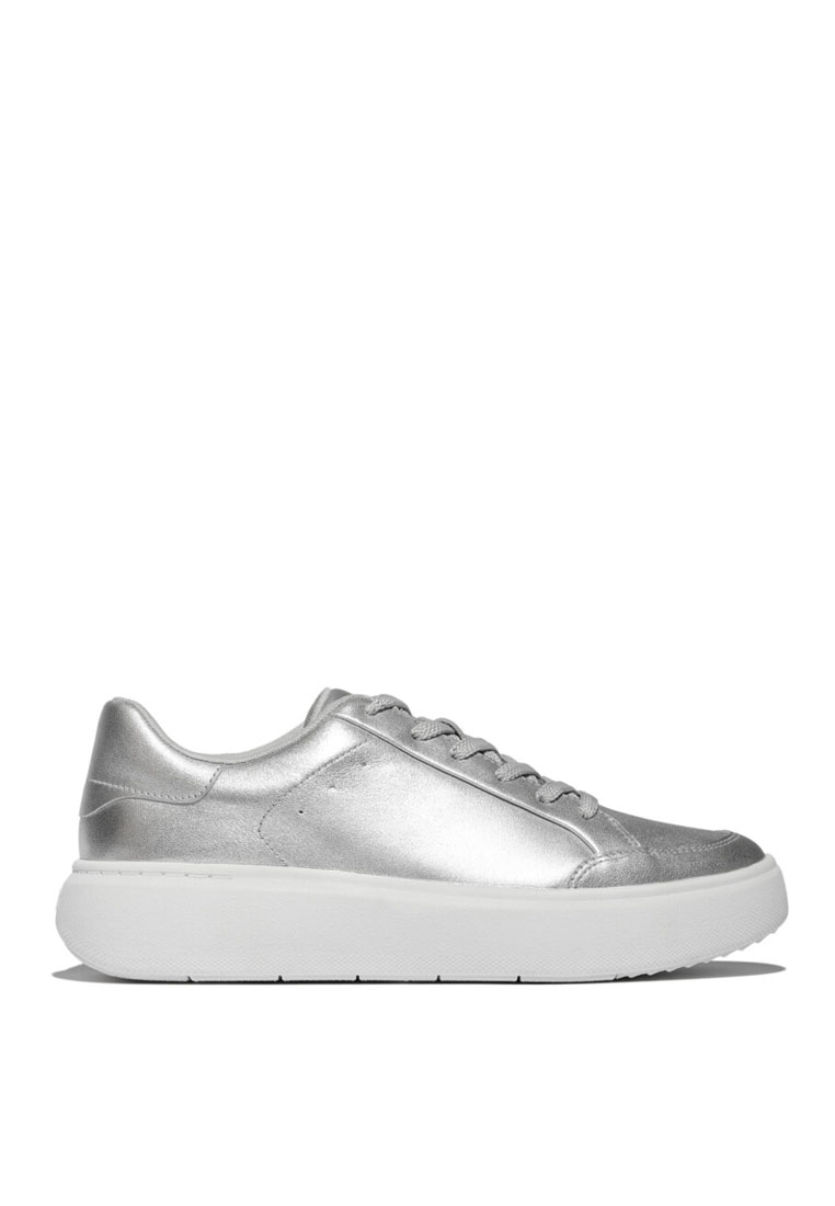 FitFlop FitFlop RTG Metallic-Leather Sneakers - Silver (E5T-011)