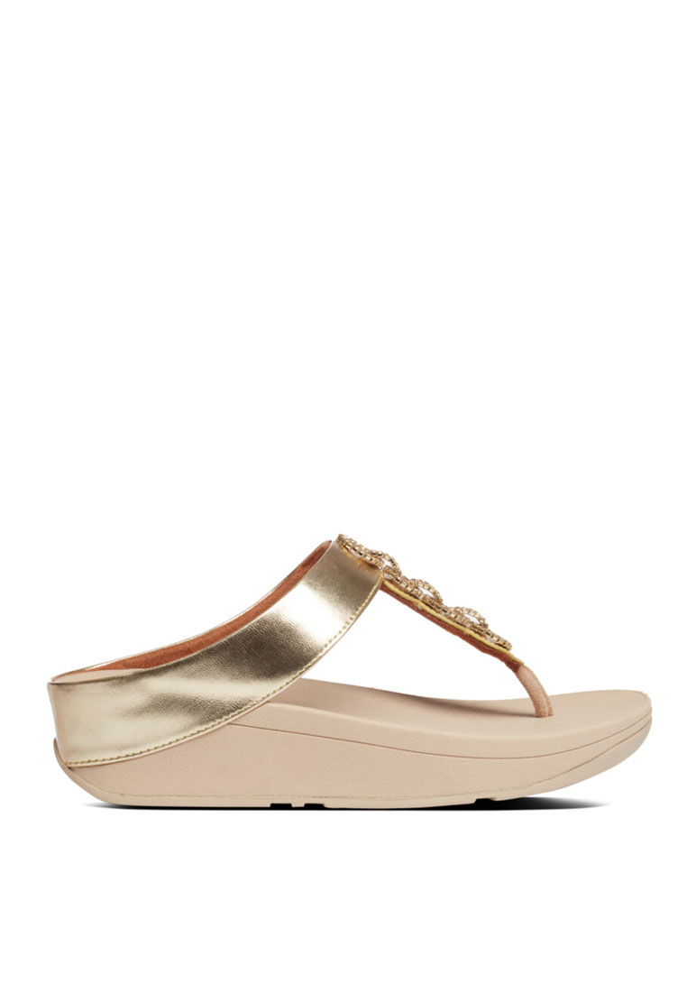 FitFlop FitFlop FINO Sparkle Toe-Thongs - Platino (CC6-675)
