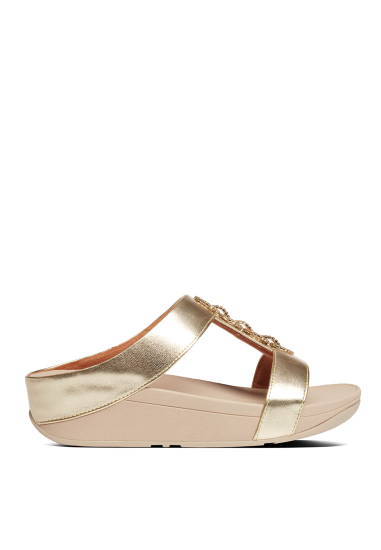 FitFlop FitFlop FINO Sparkle Slides - Platino (CH1-675)
