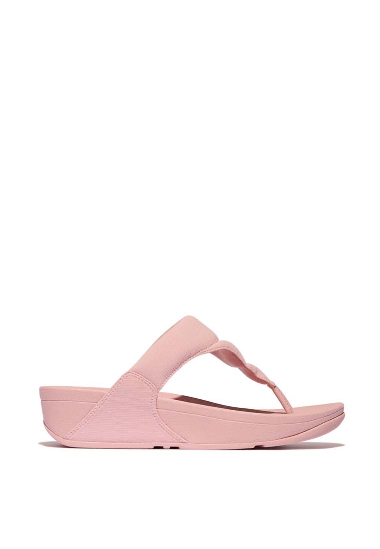 FitFlop FitFlop LULU Water-Resistant Quilted Ripstop Toe-Post Sandals - Soft Blush (ID1-B48)