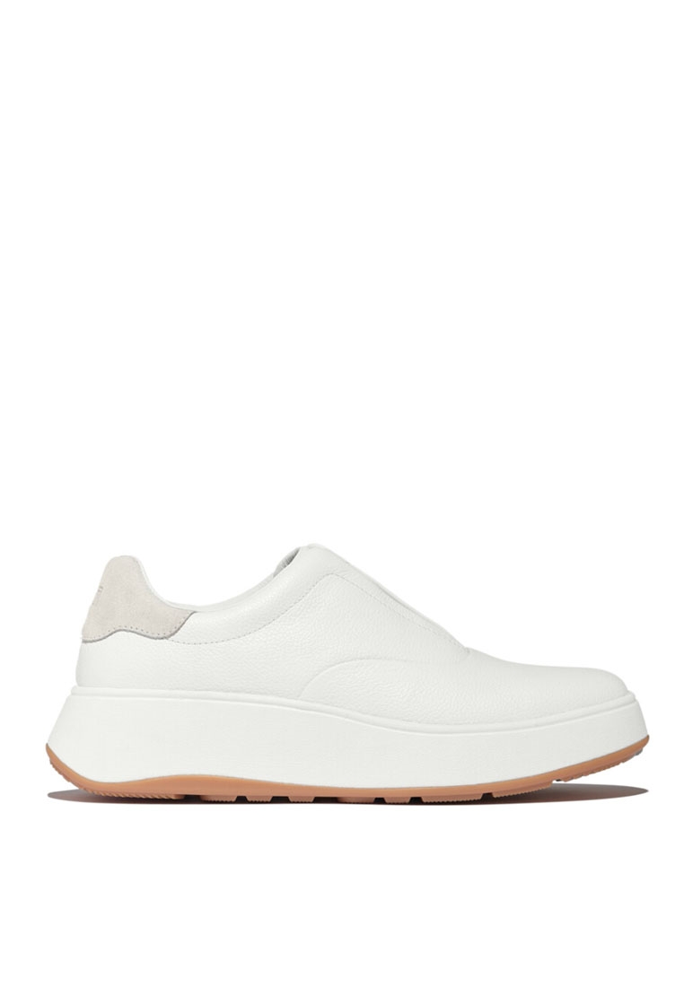 FitFlop FitFlop F-MODE Tumbled-Leather Laceless Sneakers - Urban White (E5G-194)
