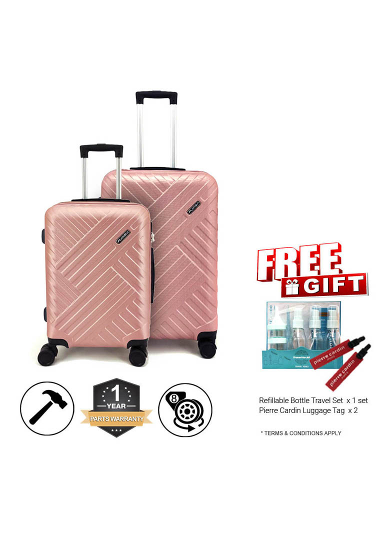 Flyasia FLYASIA CROSS X ABS Hard Case Luggage 2 IN 1 COMBO SET (16680220-24)