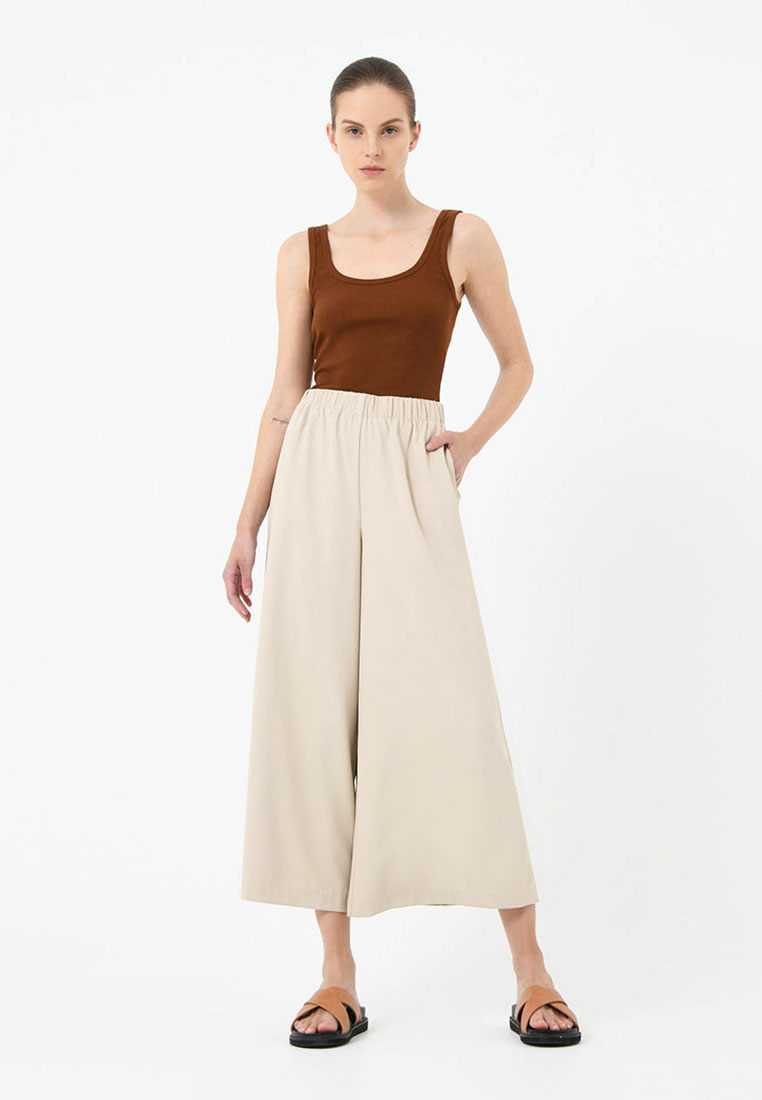 FORCAST Dixie Cropped Palazzo Pants