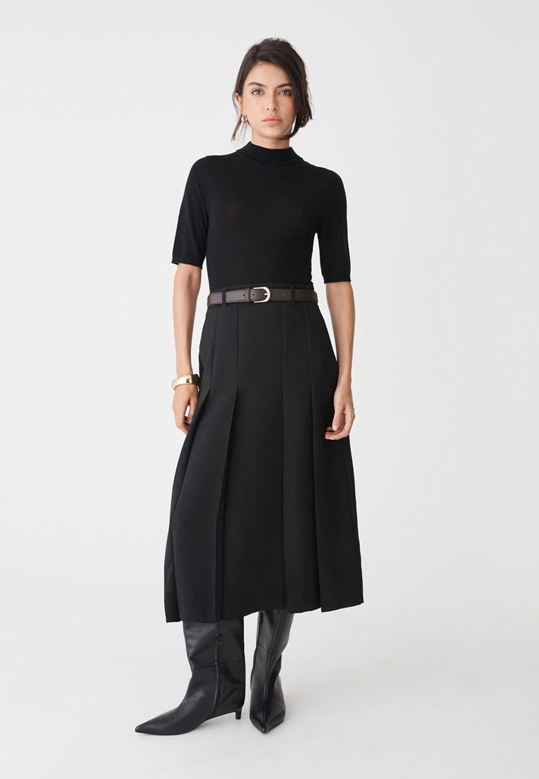 FORCAST Evelyn Pleated Skirt