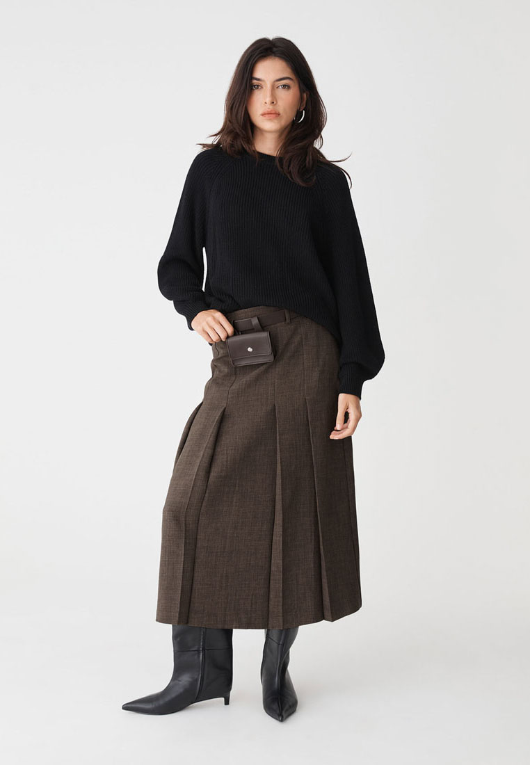 FORCAST Evelyn Pleated Skirt