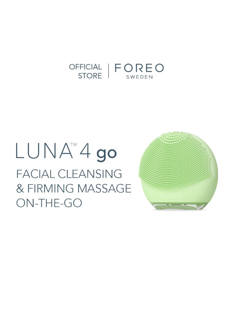 FOREO LUNA 4 go 2-zone Facial Cleansing & Firming Device for All Skin Types - Pistachio