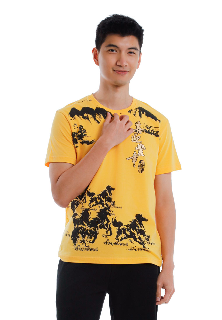 FOREST Forest Mens CNY Printed Tee 2026 - 24158-65Yellow