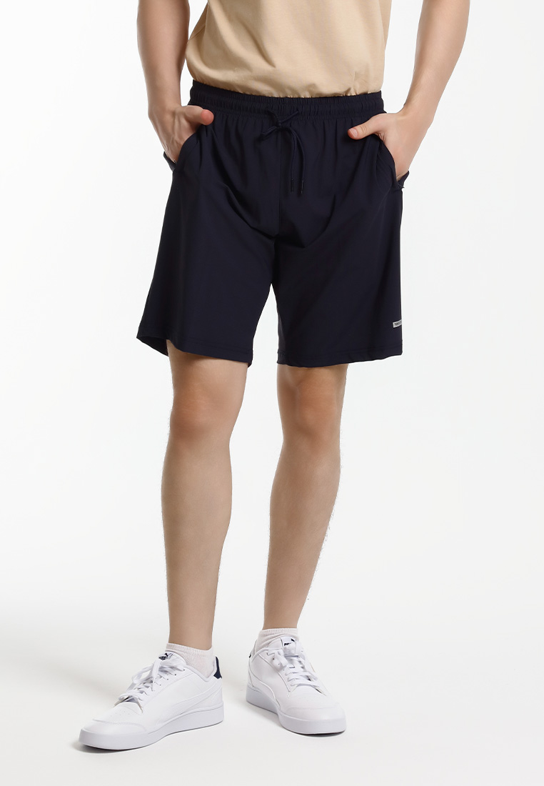 FOREST Forest Stretchable Ice Silk 19/20" Sport Shorts Quick Dry Short Pants Men - 65854-30DkBlue