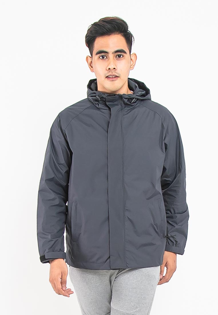 FOREST Forest Premium Windbreaker Men Jacket Reflective Jogging Running Waterproof Jacket - 30392-03