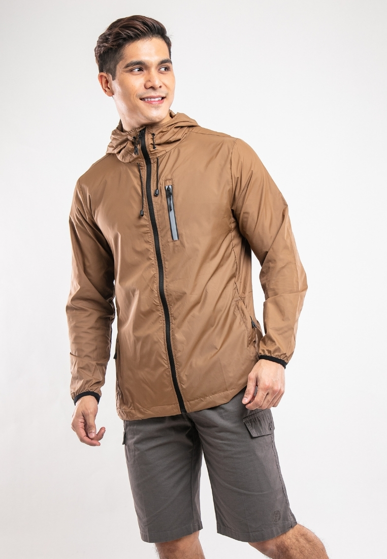 FOREST Forest Windbreaker Water Repellent Jacket - 30361-13Khaki