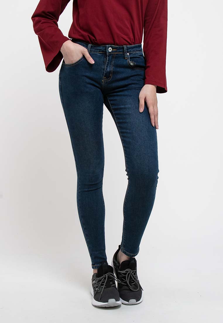 FOREST Forest Ladies Slim Fit Jeans Women Denim Stretchable Jeans - Seluar Jeans Perempuan - 810456-