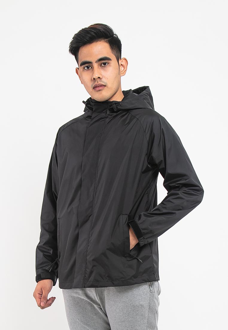 FOREST Forest Premium Windbreaker Men Jacket Reflective Jogging Running Waterproof Jacket - 30392-01