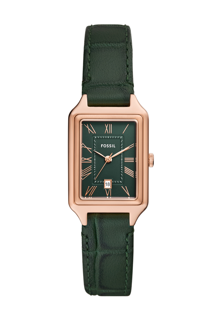 Fossil Fossil Women's Raquel Analog Watch ( ES5366 ) - Quartz, Rose Gold Case, Rectangular Dial, 12 