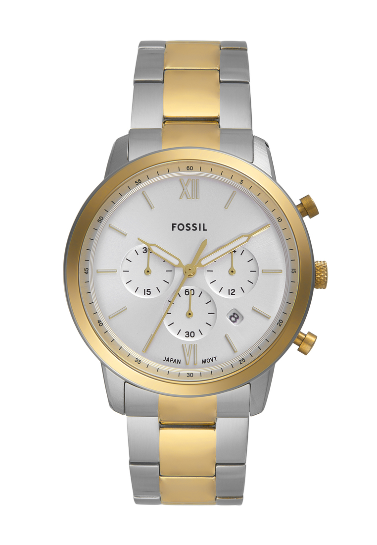 Fossil Fossil Men's Neutra Chronograph Watch ( FS6112 ) - Quartz, Two Tone Case, Round Dial, 22 MM T