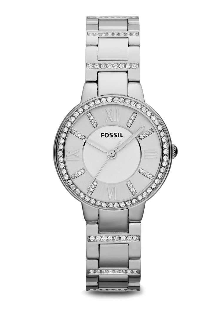 Fossil Fossil Female's Virginia silver Stainless Steel Watch ES3282