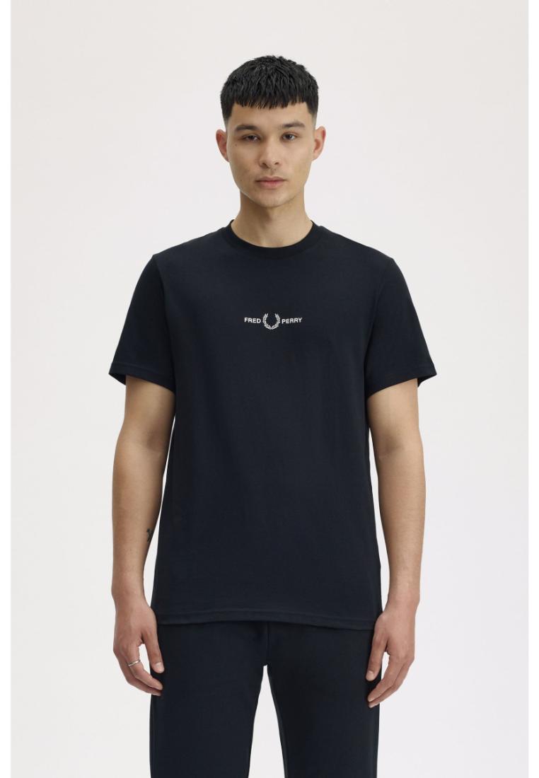 FRED PERRY Fred Perry M4580 Embroidered T-Shirt (Black)