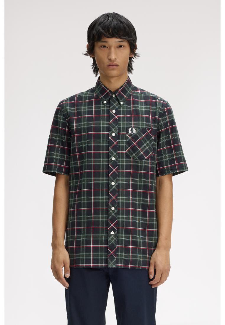 FRED PERRY Fred Perry M1741 Fred Perry Tartan Short Sleeve (Fred Perry Tartan)