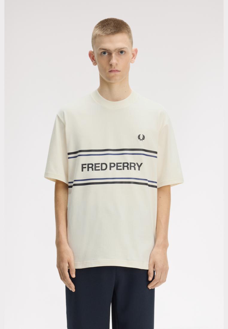 FRED PERRY Fred Perry M2461 Fred Perry Graphic T-Shirt (Ecru)