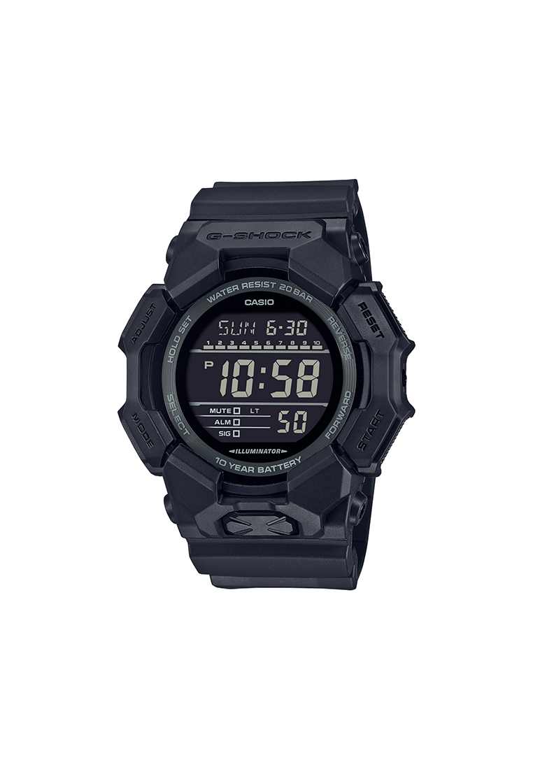 G-SHOCK GD-010-1A1 Men Digital Watch Black Resin Strap