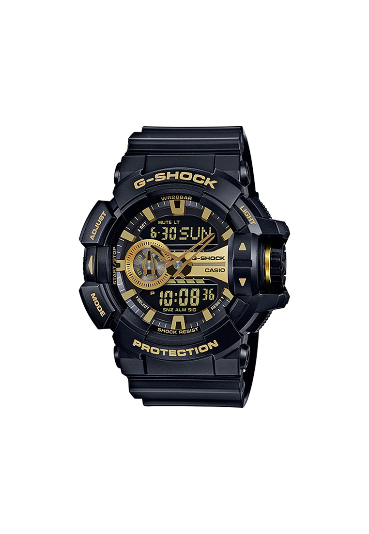 G-Shock Men's Analog-Digital Watch GA-400GB-1A9 Hip-Hop Series Black Resin Band Sports Watch