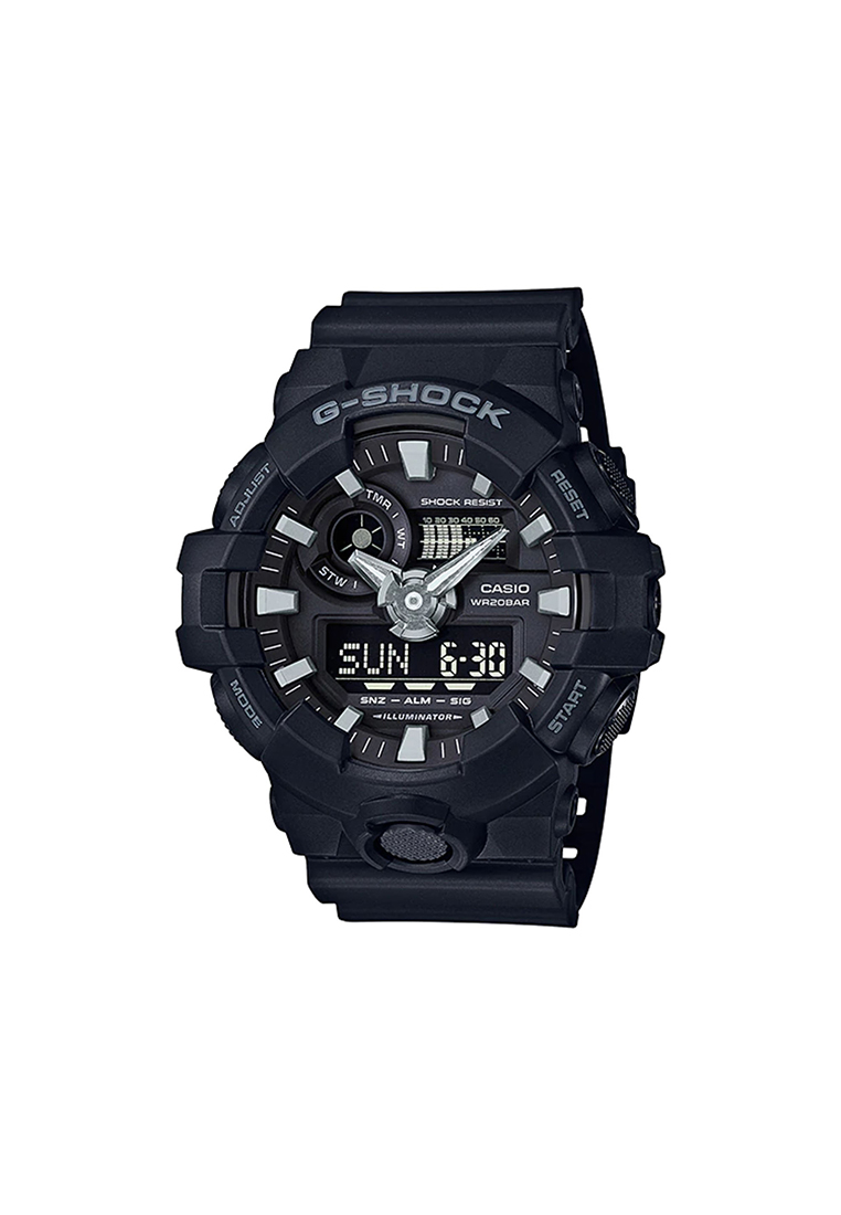 G-Shock Men Analog-Digital Watch GA-700-1B Black Resin Strap