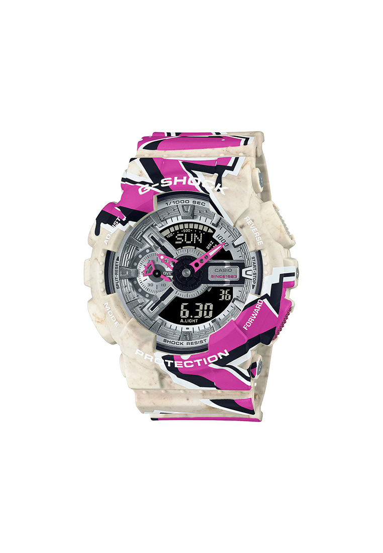 G-Shock Men's Analog-Digital Watch GA-110 Lineup Street Spirit Series Multicolour Resin Band Watch G