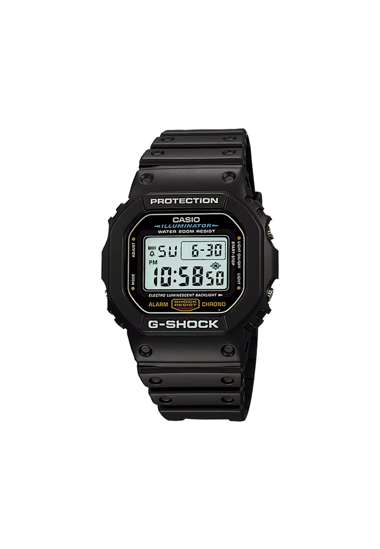 G-Shock DW-5600E-1V Men Digital Watch Black Resin Band