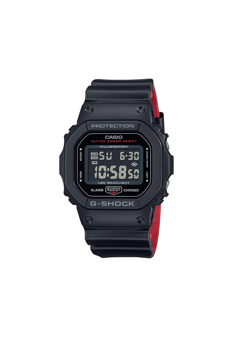 G-Shock Men Digital Sport Watch DW-5600UHR-1 Black Resin Strap