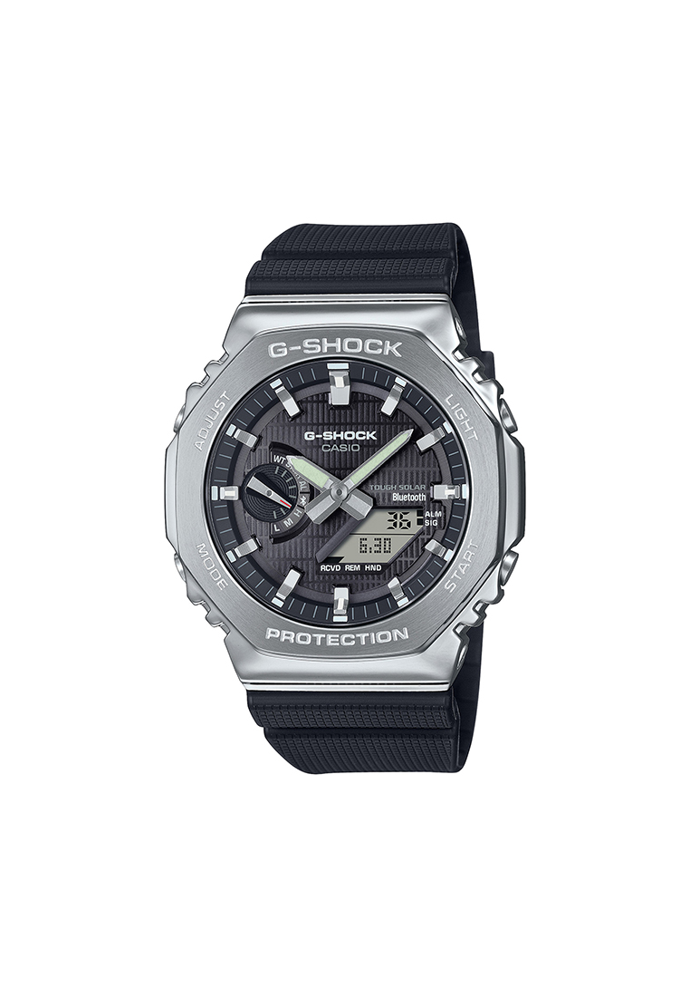 G-Shock G-STEEL 2100 Series GBM-2100-1ADR Bluetooth Solar Analog-Digital Men's Watch