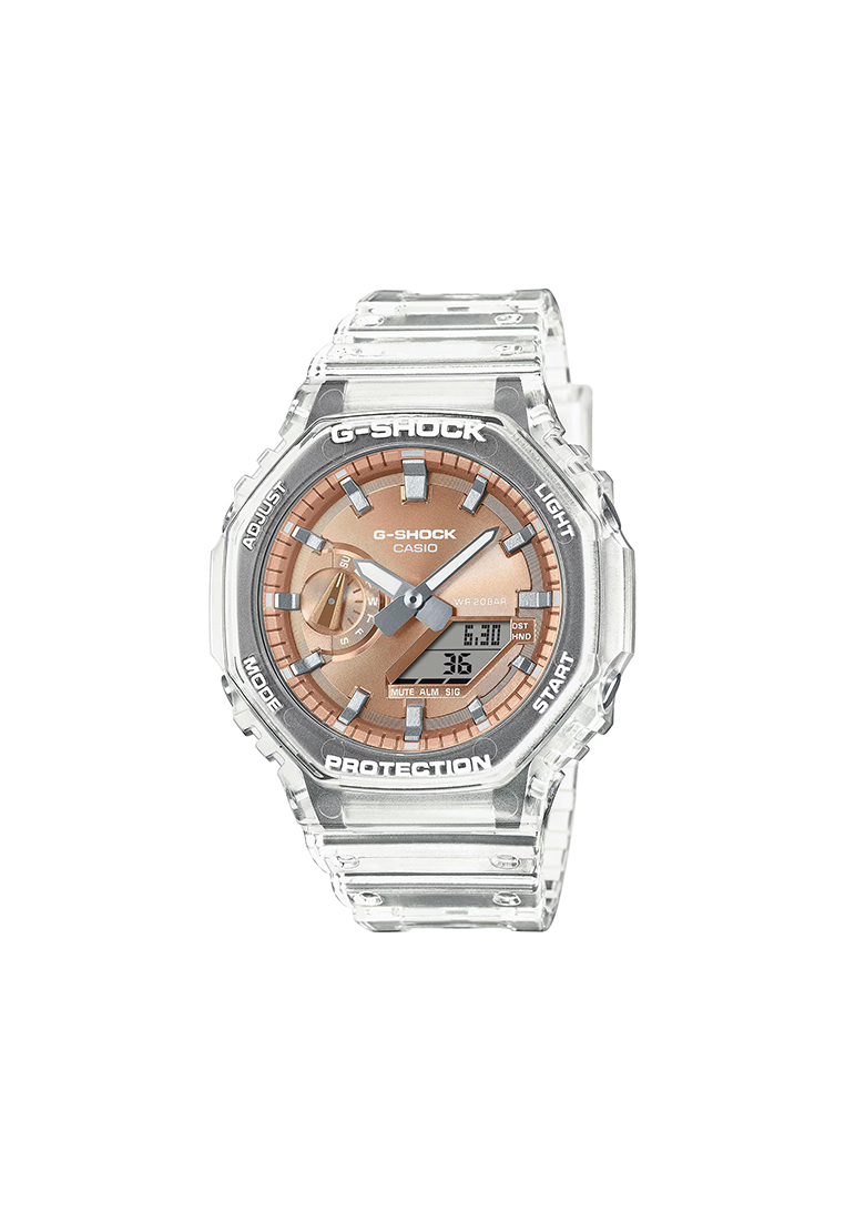 G-Shock GA-2100BM-7A5 Men Analog-Digital Watch with Transparent Resin Band
