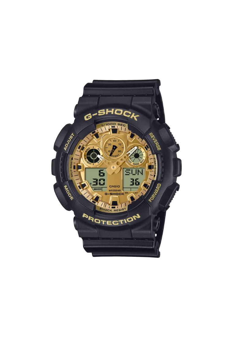 G-Shock GA-100GGB-1A9 Men’s Analog-Digital Watch with Black Resin Band