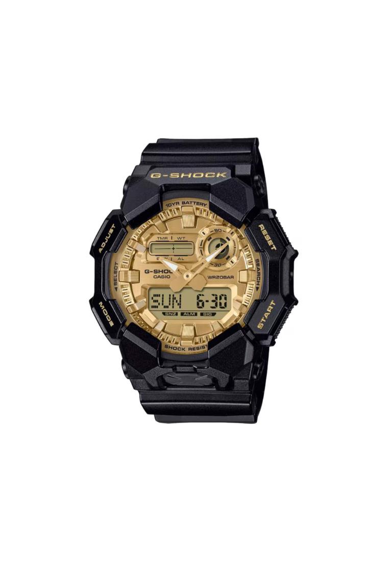 G-SHOCK GA-010GGB-1A9 Men’s Analog-Digital Watch with Black Resin Band