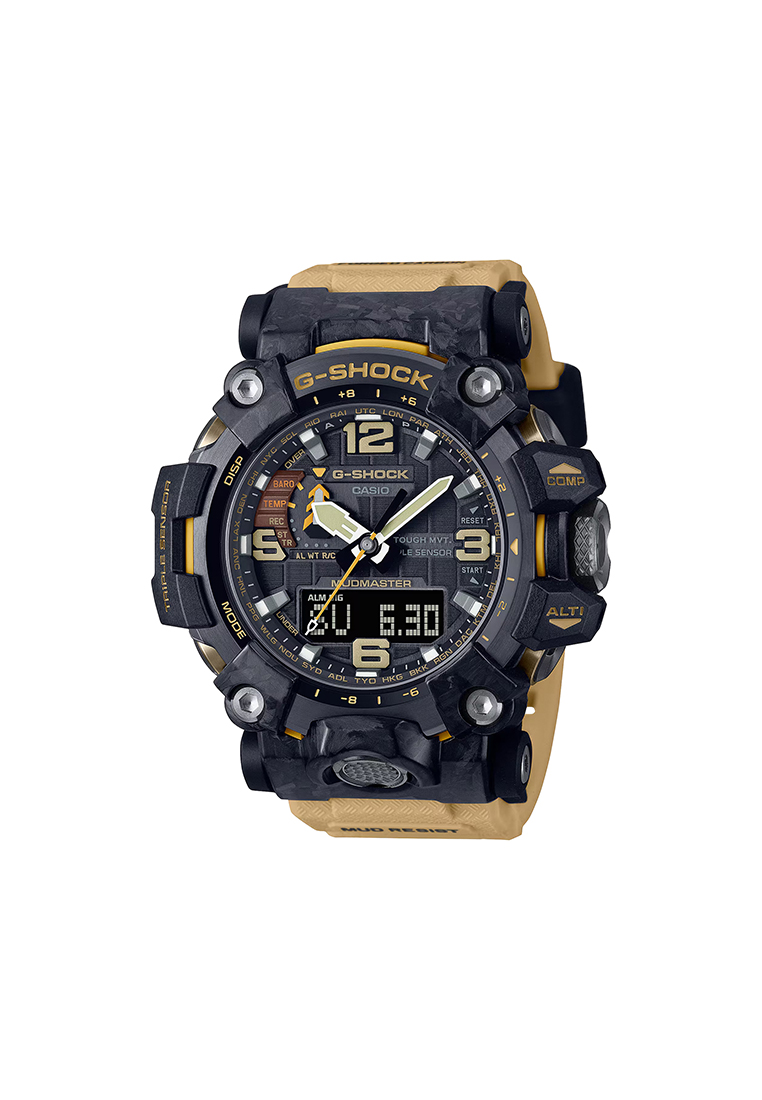 G-SHOCK GWG-2000-1A5 Mudmaster Men Analog-Digital Watch Brown Resin Band