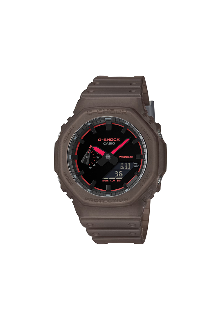 G-Shock GA-2100K-5A Men Analog-Digital Watch Brown Resin Band