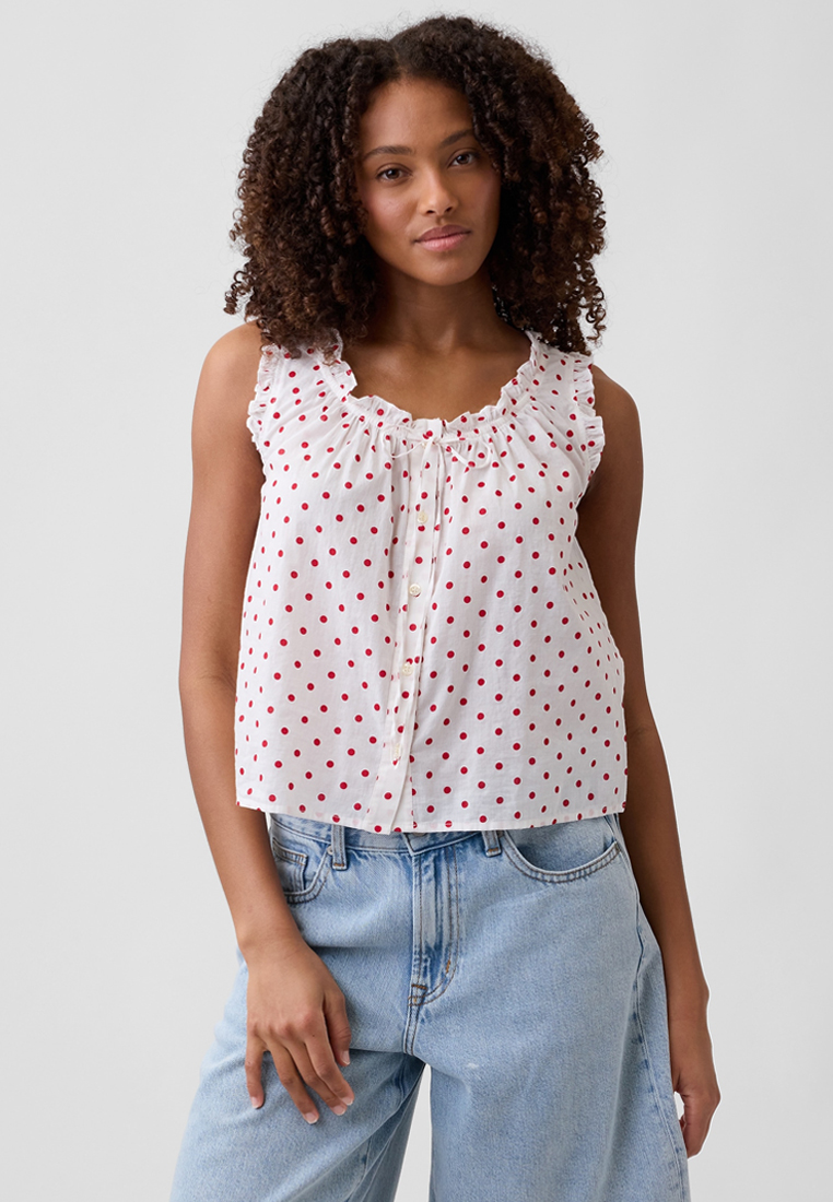GAP Tie Neck Top
