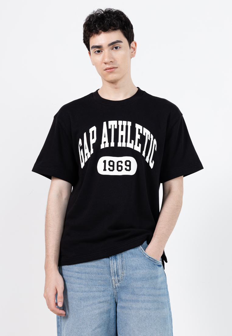 GAP Athletic Logo Short Sleeves Crew T-Shirt