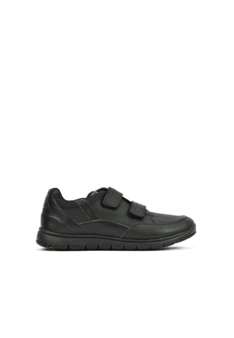 Geox GEOX Xunday Leather Shoes With Double Straps (Smaller Fit, Check Size Guide) – Black J743NB-043