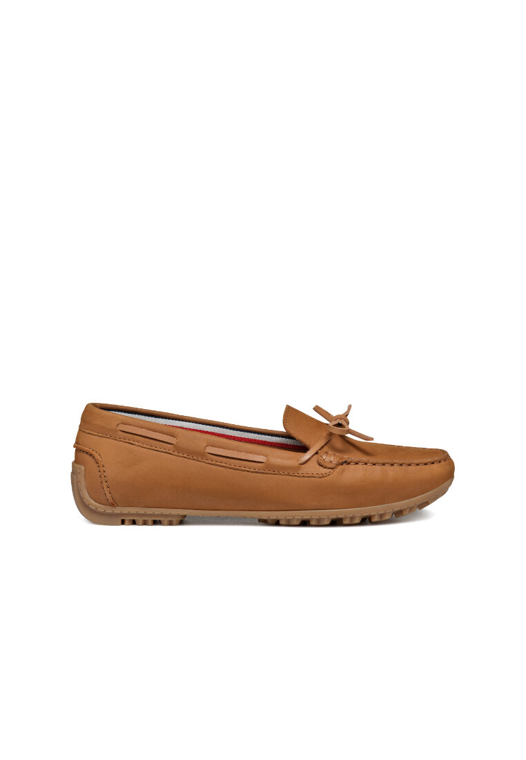 Geox GEOX Ladies Kosmopolis D Moccasins - Brown D45RCB-0DP43-C6N5FS4