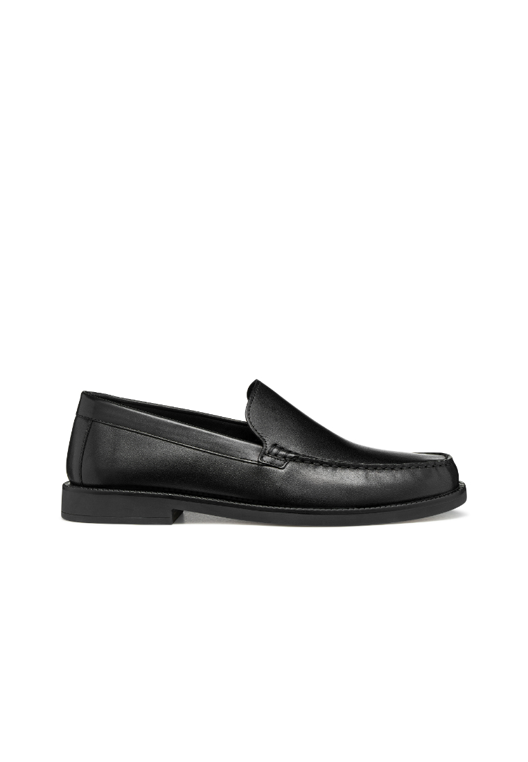 Geox GEOX Men Recanati Leather Slip On Shoes - Black U65HVA-00043-C9997S6