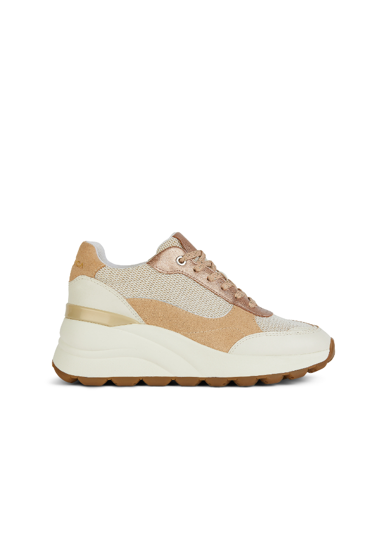 Geox GEOX Ladies D SPHERICA EC13 Sneakers - Beige D45WAA-085AS-C1Q5LS4