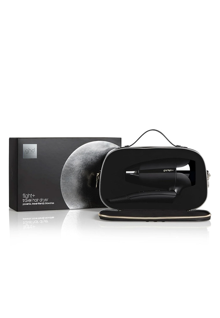 GHD GHD FLIGHT+ TRAVEL HAIR DRYER WITH TRAVEL CASE IN BLACK