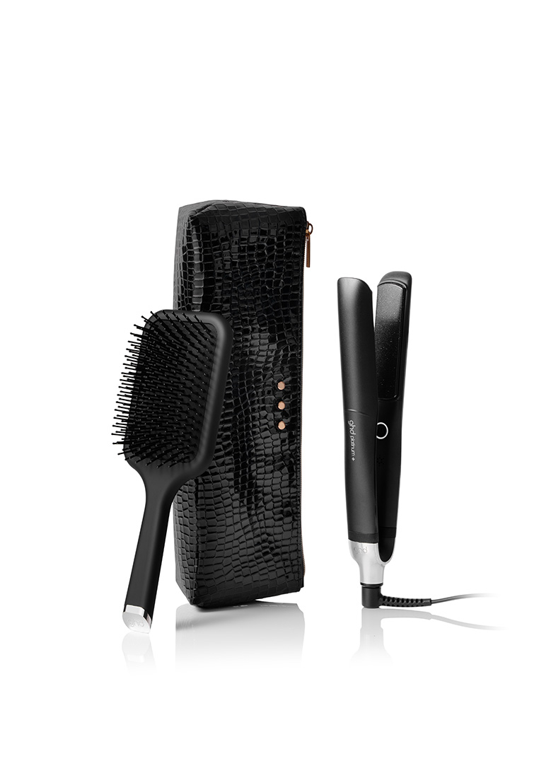 GHD [Limited Edition] NEW GHD Ghd Platinum+ Hair Straigterner Festive Exclusive Gift Set In Black