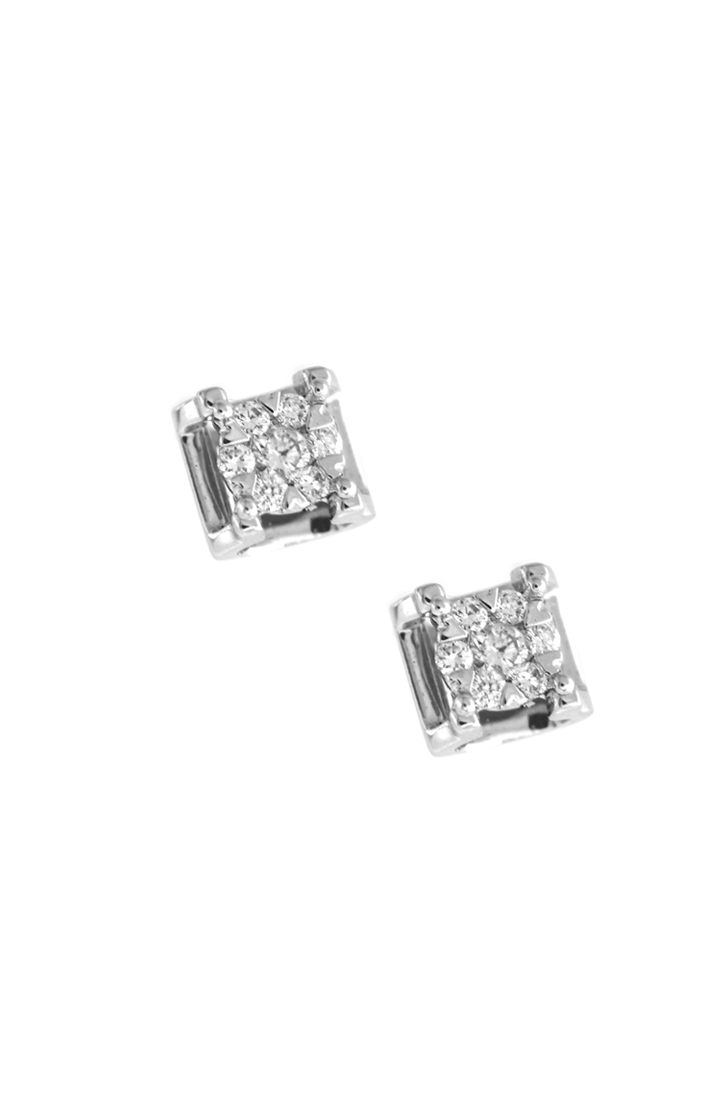 GOLDHEART GOLDHEART Earrings, Diamond White Gold 750 (E1945)