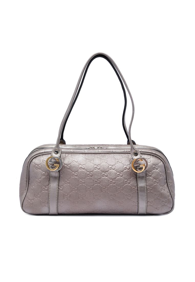Gucci Pre-Loved Gucci Guccissima Twins Shoulder Bag
