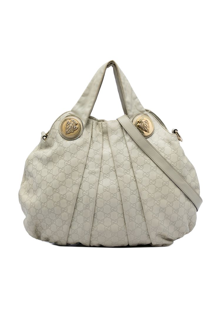 Gucci Pre-Loved Gucci Large Guccissima Hysteria Satchel